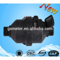 Black nylon rotary piston plastic water meter DN15-20MM